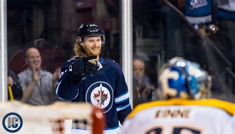 winnipeg jets kyle connor named nhl first star of the week illegal curve hockey