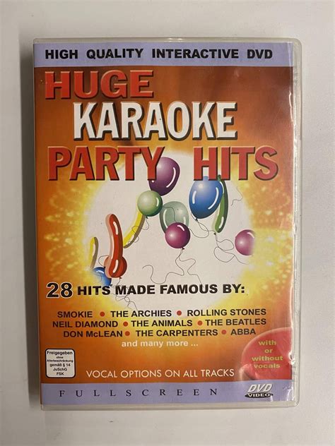 karaoke party hits dvd 382931546 ᐈ köp på tradera