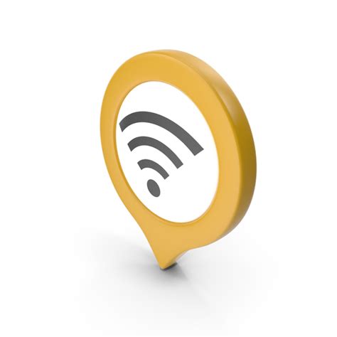 Location Sign Wifi Yellow Png Images And Psds For Download Pixelsquid