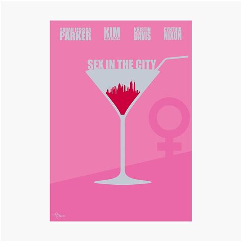 Sex In The City Minimalist Poster Photographic Print By Ultimadesigns