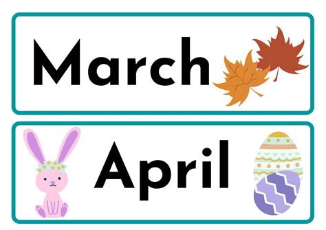 Free Months Of The Year Wall Posters • Teacha