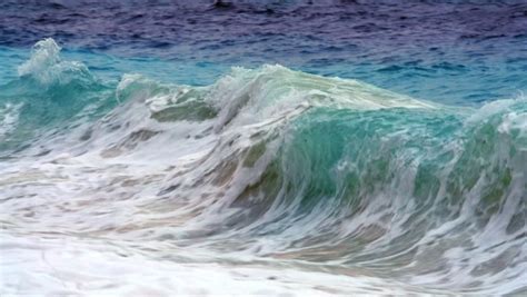 Waves Hitting The Sandy Beach Stock Footage Video 520486 Shutterstock