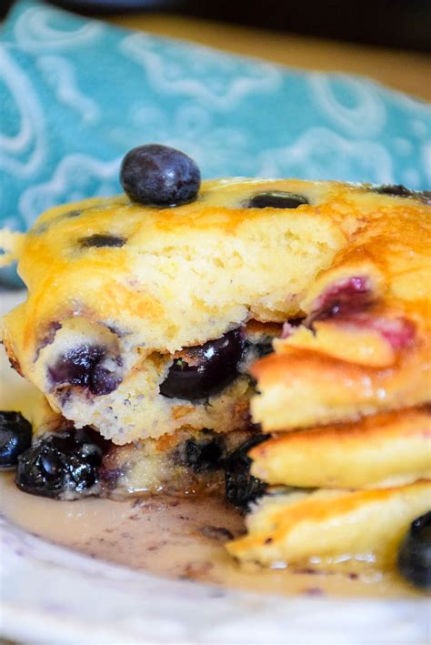 Fluffy Blueberry Pancakes Grumpys Honeybunch