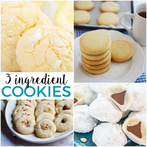 25 Easy Cookie Recipes With Few Ingredients Kids Activities Blog