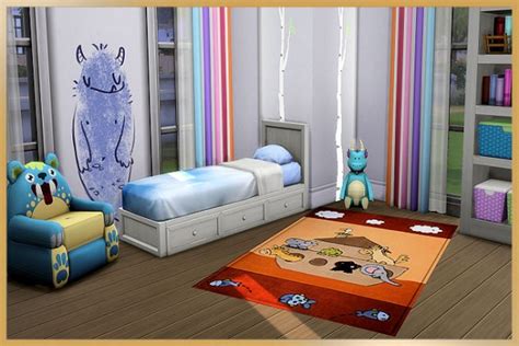 Blackys Sims 4 Zoo Kids Rugs Animal Ark By Missfantasy • Sims 4 Downloads