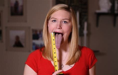 meet the girl with the world s longest tongue