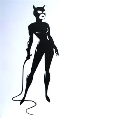 Items Similar To 8 Catwoman Silhouette Selina Kyle Batman Vinyl Logo