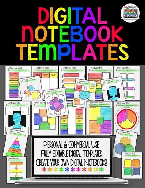 Free Digital Interactive Notebook Templates Printable Templates