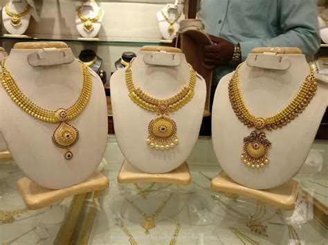 Beautiful Gold Necklace Collections 2016 South India Jewels