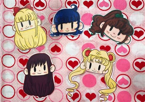 Sailor Moon Stickers Etsy