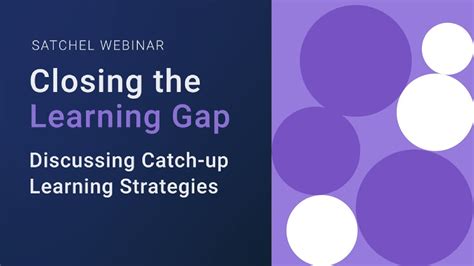 Closing The Learning Gap Discussing Catch Up Learning Strategies
