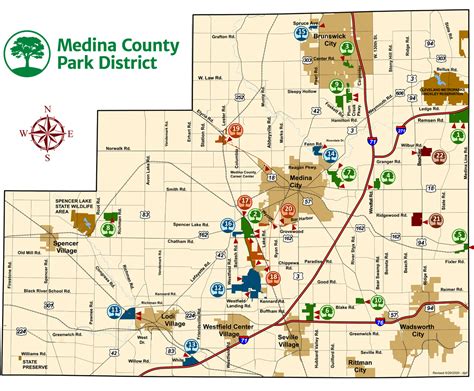 Medina County Parks Map