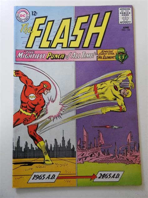 The Flash 153 1965 Fnvf Condition Comic Books Silver Age Dc