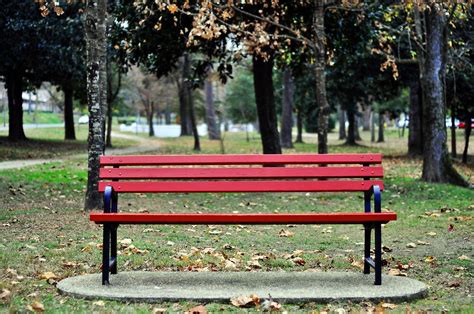 Red Bench By Christy Tidwell Redbubble