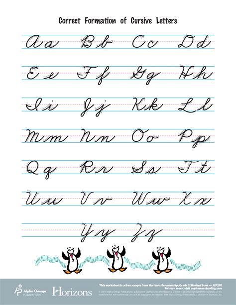 Handwriting Sheets For 2nd Grade