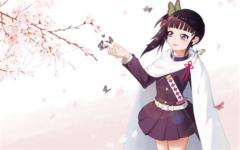 Kanao Tsuyuri HD Wallpaper - Demon Slayer Blossoms by 小律