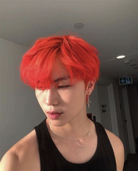 Pin By Chris ️ On Instagram Boys Dyed Hair Red Hair Boy Red Hair Men