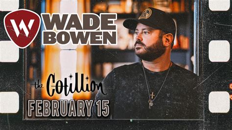 Feb 15 Wade Bowen At The Cotillion Wichita Ks Patch