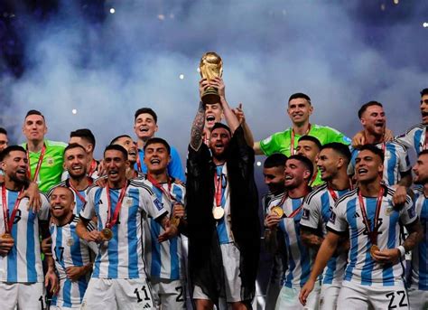 Argentina Campe N Del Mundial De Qatar Tres Com