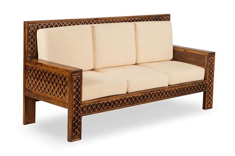 Buy Solid Wood Brass Royal Sofa Set B Online In India Latest Sofa Designs Collection Saraf