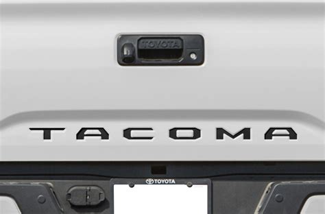 Toyota Tacoma Tailgate Insert Vinyl Graphics Decal 2016