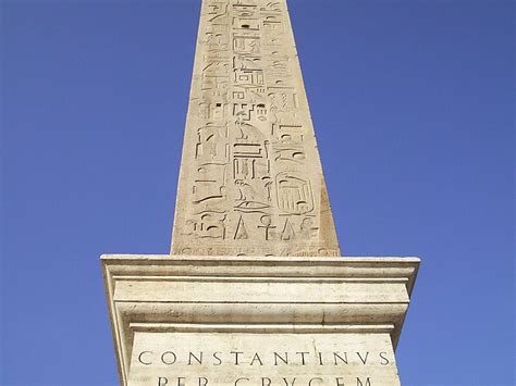 It was designed to be wider at its square or rectangular base than at its Obelisco de Letrán en Rione I Monti, Roma, Italia | Sygic ...