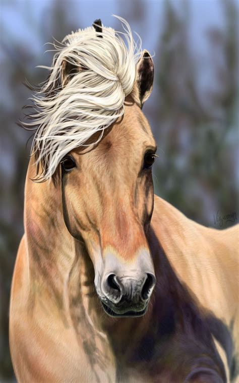 Realistic Fjord | Beautiful horses, Fjord horse, Horse drawings