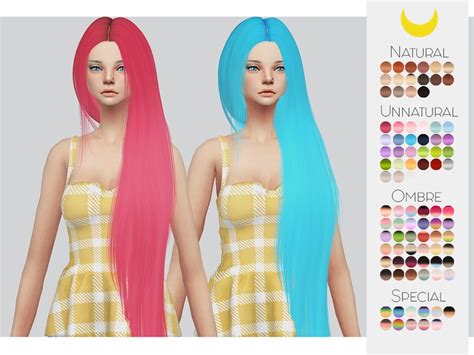 Sims 4 Hairs The Sims Resource Leahlillith`s Nicki Hair Retextured