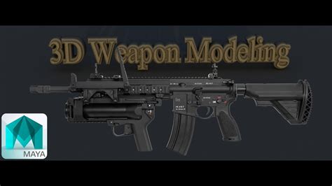 Weapon Modeling Tutorial In Maya Youtube