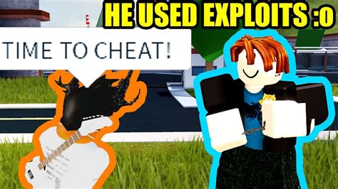 I Made Him So Angry He Started Cheating Roblox Jailbreak Youtube
