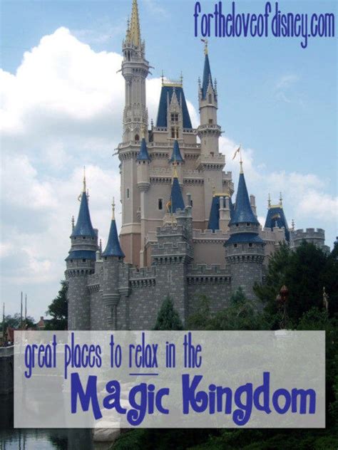 Great Places To Relax At Walt Disney World Magic Kingdom Delightful Life