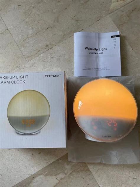 Free Shipping Fitfort Wake Up Light With Alarm And Radio TV Home