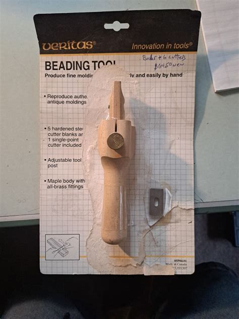 Veritas Beading Tool Woodworking Scratch With Blades Ebay