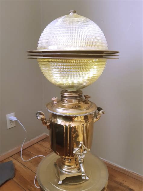 Vintage Russian Decorative Samovar Lamp Home Decor Etsy