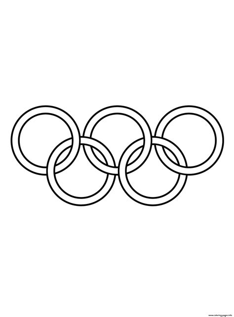 Olympic Games Clipart Black And White Coloring Page P Vrogue Co
