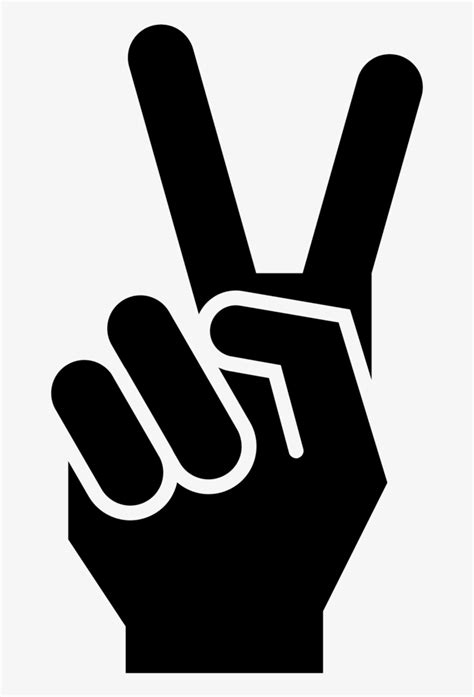 Scissors Sign Peace Peace Hands Icon Png Transparent Png 1200x1200