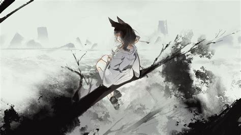 18 Stunning Aesthetic Anime Laptop Black And White Wallpapers