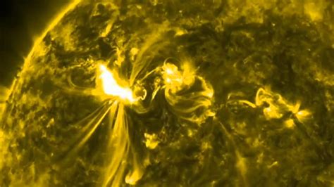 Powerful Solar Explosion Impressive Footage Youtube