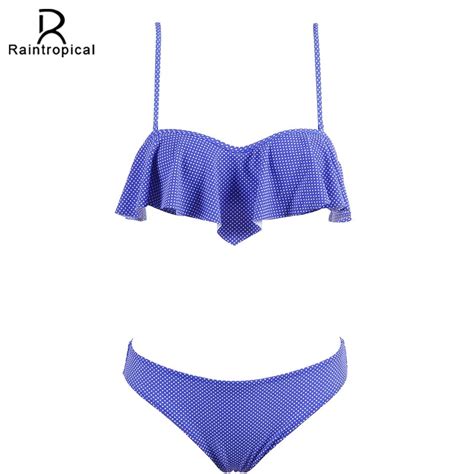 2019 Sexy Women Reversible Swimwear Backless Bikini Beachwear Bikini Set Dot Solid Swimsuit Plus