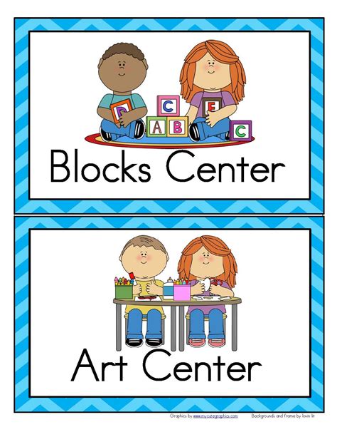 Preschoolclassroomcentersigns Classroom Center Signs Preschool