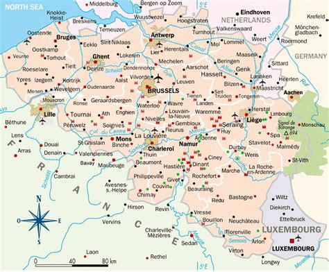 Lonely planet's guide to belgium. Tourist Map of Belgium - Belgium Travel Guide - Eupedia