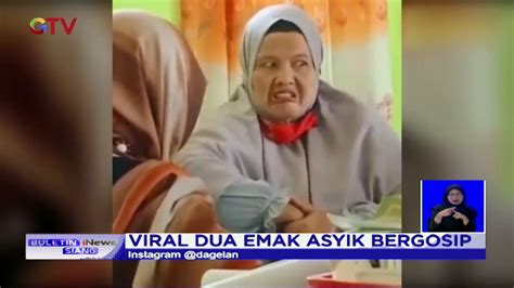 Viral Emak Emak Asyik Bergosip Ditonton 1 Juta Kali Bis 1806 Youtube