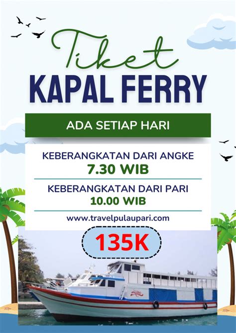 Tiket Kapal Tujuan Pulau Pari Visit Pulau Pari Paket Wisata Pulau