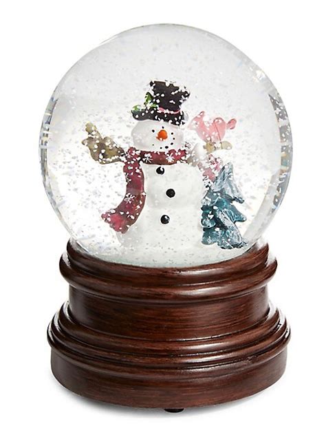 Musical Snowman Snow Globe Multicolor Hi Res