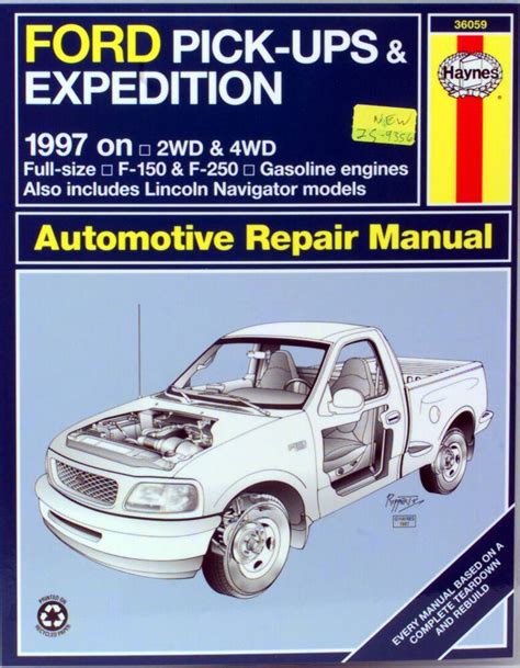 Ford Pick Ups And Expedition 1997 On Haynes Repair Manual 36059