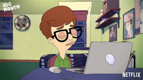 Big Mouth Andrew  By Netflix Find And Share On Giphy