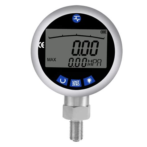 Digital Hydraulic Pressure Gauge 400bar 0 40mpa 10000psi High Accuracy