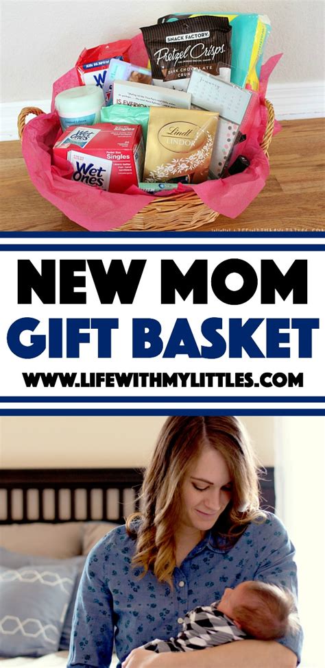 Best gift for new moms after birth. New Mom Gift Basket - Life With My Littles
