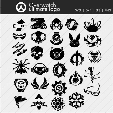 Overwatch Ultimate Logo Cut File Silhouette Cricut Shirt Etsy