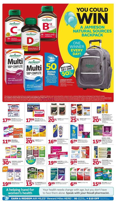 Rexall Drugstore West Flyer September 23 To 29